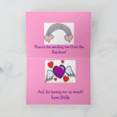 Carte De Remerciements À la maman (Intérieur)