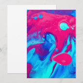 Carte De Remerciements À l'intérieur d'une lampe à lave (Devant / Derrière)