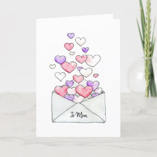 Carte De Remerciements A maman de l'autre côté des Miles !