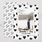 Carte De Remerciements à mon mari favori valentine's (Devant / Derrière)