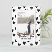 Carte De Remerciements à mon mari favori valentine's (Debout devant)