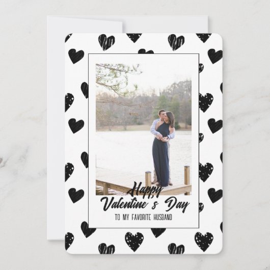 Carte De Remerciements à mon mari favori valentine's (Devant)