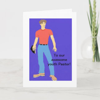 Carte De Remerciements À notre jeune Pasteur