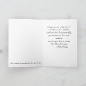 Carte De Remerciements À notre pasteur (Intérieur)