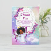 Carte de remerciements à papillon Rainbow Baby (Debout devant)