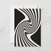 Carte de remerciements à thème Retro Disco (Dos)