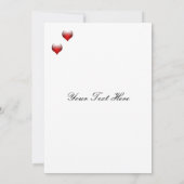 Carte de remerciements à thème Vegas (Dos)