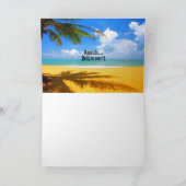 Carte De Remerciements Aaah...retraite et détente (Intérieur)