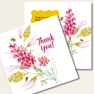 Carte De Remerciements Abeille Bourdon Abeille à Miel