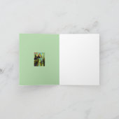 Carte De Remerciements Abstract Landscape Blank Note Card (Intérieur)