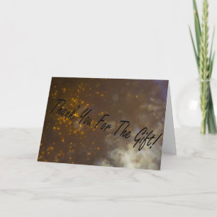 Carte de remerciements abstrait 2 d'ornement