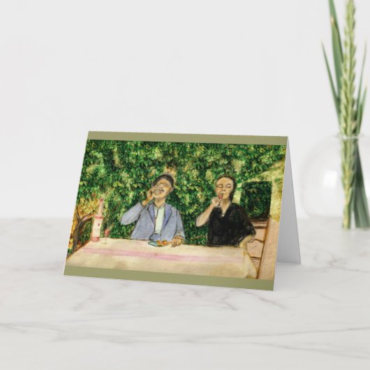 Carte De Remerciements Acclamations (dans 10 langues différentes) (Devant)