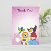 Carte De Remerciements Accueil à Webkinz ! (Debout devant)