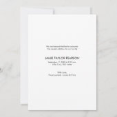 Carte De Remerciements Accueil Traitement de photo Script tendance Baby (Dos)