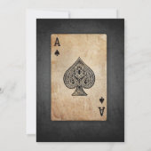 Carte De Remerciements Ace of spades (Dos)