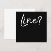 Carte De Remerciements Acteurs de citation par intérim jolie actrice lign (Devant / Derrière)