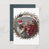 Carte De Remerciements Add anything Our First Christmas Together (Devant / Derrière)