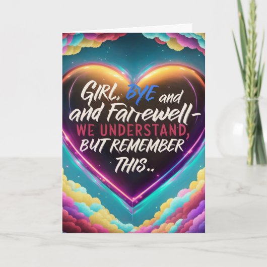 Carte De Remerciements Adieu-Adieu (Devant)