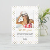 Carte de remerciements Ado, Carte de remerciements (Debout devant)