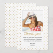 Carte de remerciements Ado, Carte de remerciements (Devant / Derrière)