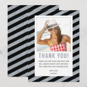 Carte de remerciements Ado, Carte de remerciements (Devant / Derrière)