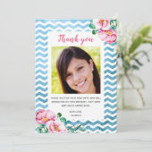 Carte de remerciements Ado, Carte de remerciements (Debout devant)