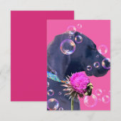 Carte De Remerciements Adoption de chien magnifique (Devant / Derrière)