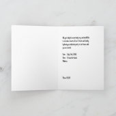 Carte De Remerciements Adoption Party for Baby Boy Card (Intérieur)