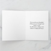 Carte De Remerciements Adorable,fluffy baby wolf Baby Shower (Intérieur)