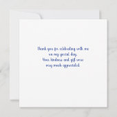 Carte De Remerciements Adorable Ours De Panda (Dos)