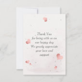 Carte De Remerciements Adorable petit zèbre (Dos)