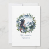 Carte De Remerciements Adventure Attend un diplôme (Dos)