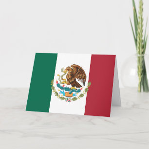Carte De Remerciements Afficher vos couleurs - Mexique