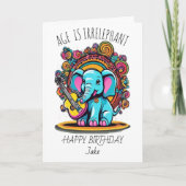 Carte De Remerciements Âge irréfutable : Joyeux Jake d'anniversaire (Devant)