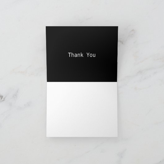 Carte De Remerciements Agent de cybersécurité (Intérieur)