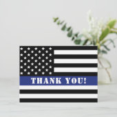 Carte De Remerciements Agent de police personnalisé Appréciation de l'app (Debout devant)