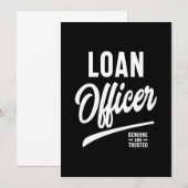 Carte De Remerciements Agent de prêt Titre du poste Cadeau (Devant / Derrière)
