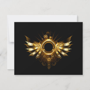 Carte De Remerciements Ailes de Steampunk