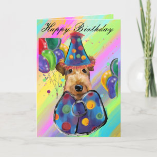 Carte De Remerciements Airedale Terrier
