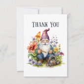 Carte De Remerciements Ajouter un message Gnome (Devant)
