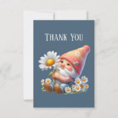 Carte De Remerciements Ajouter un message Gnome (Devant)