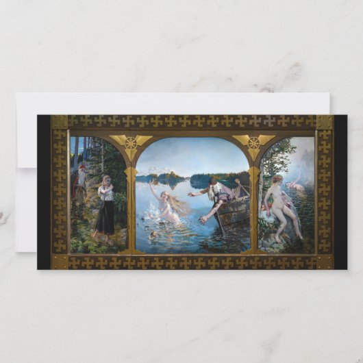 Carte De Remerciements Akseli Gallen-Kallela - Aino Triptyque (Devant)