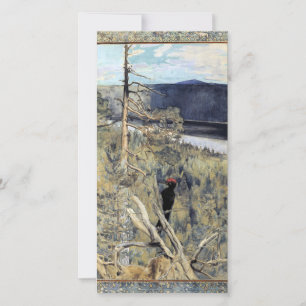 Carte De Remerciements Akseli Gallen-Kallela - Grand pic noir