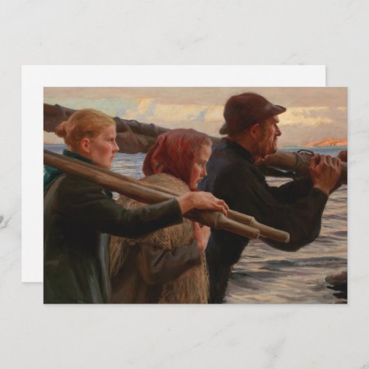 Carte De Remerciements Albert Edelfeel - Dans l'archipel extérieur (Devant / Derrière)