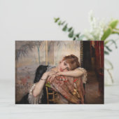 Carte De Remerciements Albert Edelfeel - La Parisienne / Virginie (Debout devant)