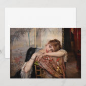 Carte De Remerciements Albert Edelfeel - La Parisienne / Virginie (Devant / Derrière)