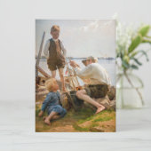 Carte De Remerciements Albert Edelfelt - Constructeurs de navires (Debout devant)