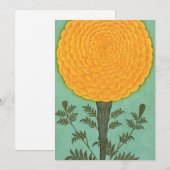 Carte De Remerciements Album de petite taille | A Marigold (Devant / Derrière)