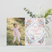 Carte De Remerciements Alice enchantée au pays des merveilles Photo d'ann (Debout devant)