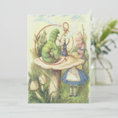 Carte De Remerciements Alice rencontre la Caterpillar (Debout devant)